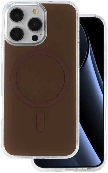 Dėklas Telforceone Lowkey Mag for iPhone 14 Pro 6,1' ruda