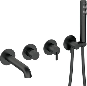 4-hole concealed bathtub mixer