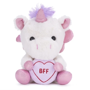 Love Hearts 7" Unicorn Bff Plush Gift