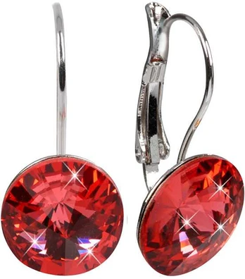 Levien Elegant Rivoli Padparadsch earrings