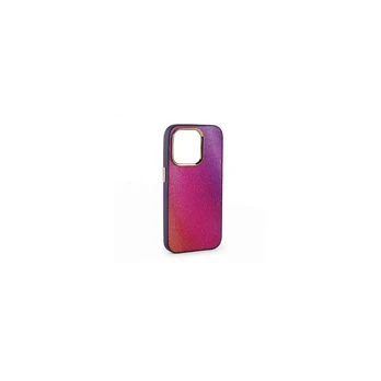 „iLike Apple iPhone 13“ dėklas su spausdintu „Desire“ logotipu, pritaikytas deimantais, violetinis