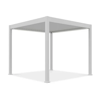 Pavėsinė Pergola Elegance Automatic, 309 x 256 cm, balta sp.