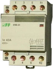 F&F modulinis kontaktorius 63A 4NO 0R 24V AC (ST63-40/24)