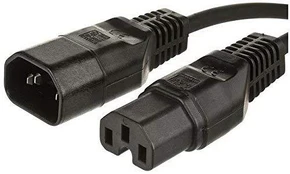Maitinimo kabelis MicroConnect Jumper Cable C14 - C15 1m