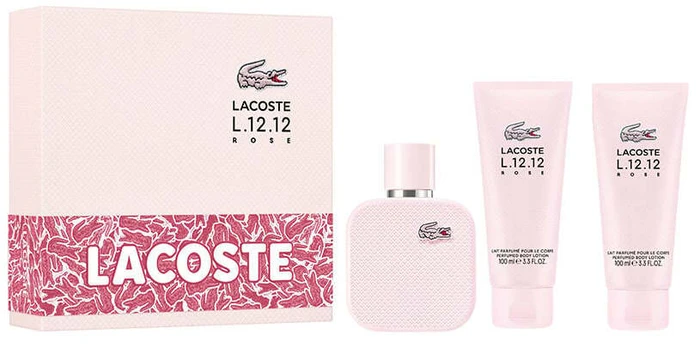 LACOSTE L.12.12 ROSE CASE 3 pcs