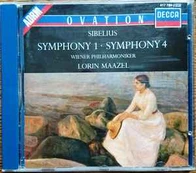 CD Sibelius* - & Wiener Philharmoniker, & Lorin Maazel - Symphony 1 ⦁ Symphony 4