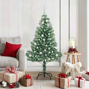 Dirbtinė Kalėdų Eglė Su Sniegu ir LED Šviesa 150 cm