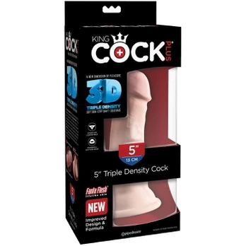 Dildo KINGCOCK TRIPLE DENSITY 13 cm