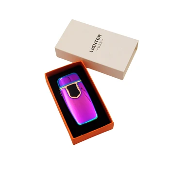 Žiebtuvėlis "Lighter", įkraunamas USB : Spalva - Sidabrinė