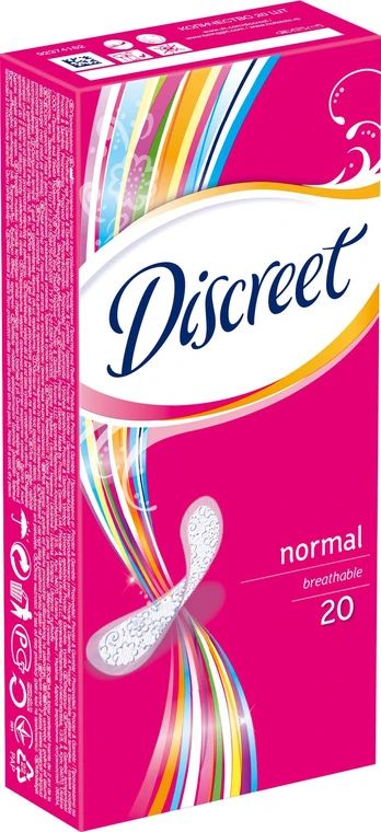 Higieniniai įklotai Discreet, Normal, 20 vnt.