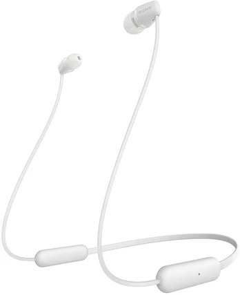 Sony Headphones WIC200W In-ear, Wireless connection, White