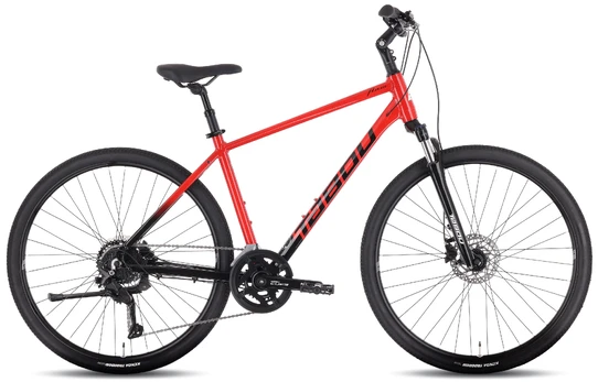 Dviratis Tabou Flow 3 17 black-red-S / 17"