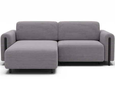 Modulinė sofa Acossta, pilka, dešininė, 154 x 244 cm x 95 cm