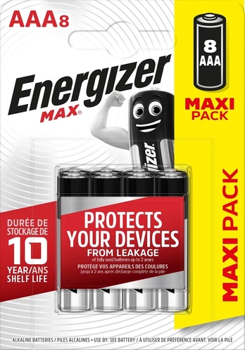 BATERIJOS ENERGIZER MAX AAA LR03 /8 ECO