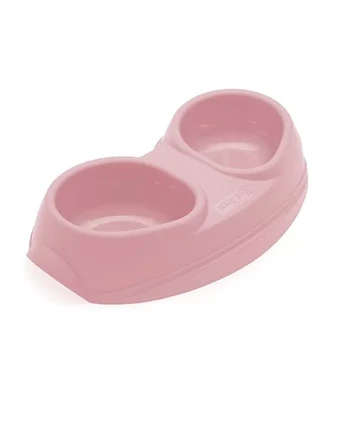 Comfy Space Bowl plastikinis dubenėlis, rožinis, 2x200 ml