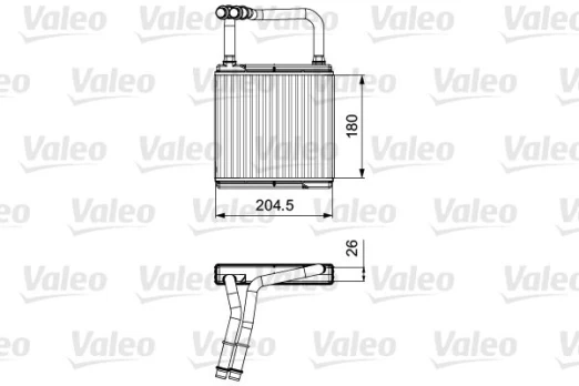 Šilumokaitis, salono šildymas VALEO 811526