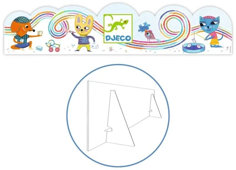 Plakatas Djeco - Shelf panel board (1.33 x 0.3 m)