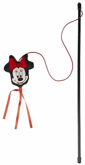 žaislas katėms Minnie Mouse Juoda Raudona
