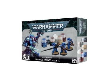 Games Workshop Space Marines: Infernus Marines + Paints Set, 60-11