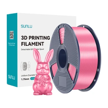 Sunlu PLA+ Silk Filament (Rožinė)