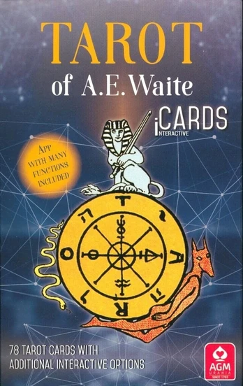 Rider Waite Tarot standard - Icards - interaktyvios kortos, Instr.pl