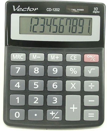 Zibi Men's Vector Vektorių skaičiuotuvas (KAV CD-1202 BLK)