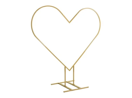 Gold Heart backdrop stand, auksinis, 2m