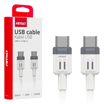 USB-C - USB-C 60W 100 cm „FullLINK“ įkrovimo laidas AMIO-03908