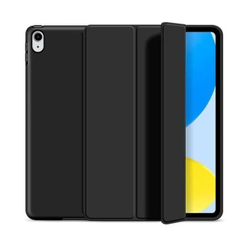 Juodas atverčiamas dėklas Apple iPad 10.9 2022 planšetei "Tech-Protect Smartcase"