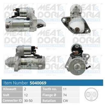 MEAT & DORIA 5040069 Starteris
