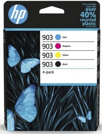 HP 903 CMYK Original Ink Cart 4-Pack | 6ZC73AE#30B