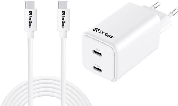 Sandberg AC Charger USB-C PD65W EU 3M