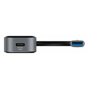 Permatomas USB-A šakotuvas DELTACO, 5 Gbps, 4x USB-A / UH-736 / 1902565 kaina