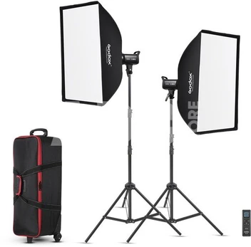 Godox SL100D LED Video Light Two Light Kit