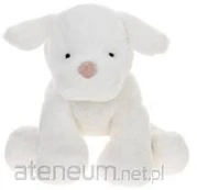 Minkštas žaislas šuo Renė, baltas, 30 cm
