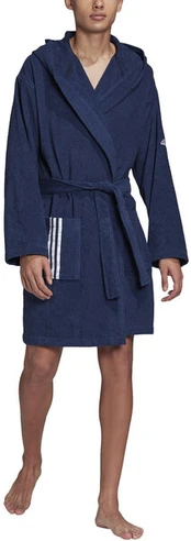Vyriškas chalatas Adidas Bathrobe U Navy Blue, S