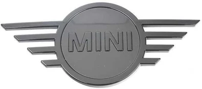 BMW MINI Juodas MINI BONNET BADGE EMBLEMA 51149880863 Originali