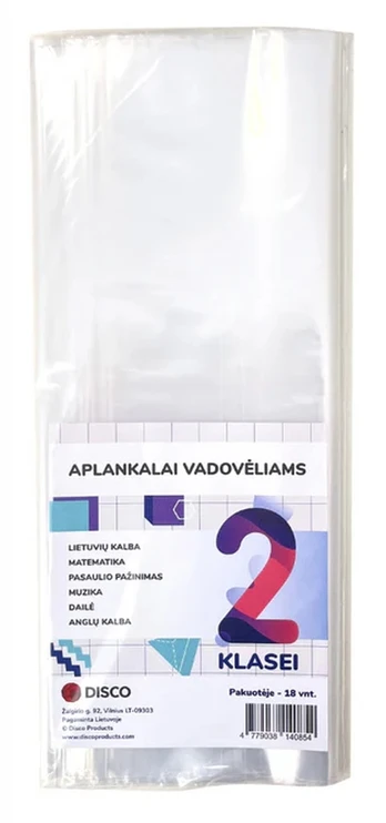 Vadovėlių aplankalai DISCO, 2 klasė