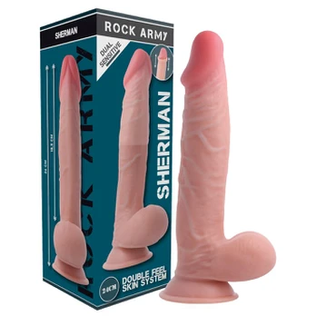Dildo ROCKARMY DUAL DENSITY SHERMAN 24 cm