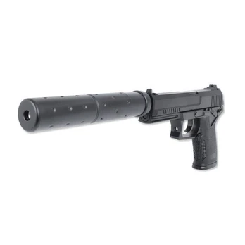 Airsoft pistoletas MK23 Special Operations su duslintuvu