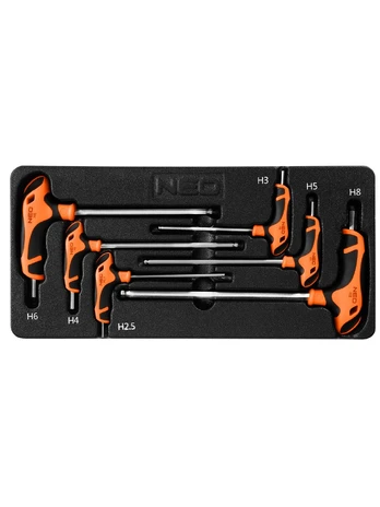 Neo Šešiakampiai raktai 6 vnt.įdėklas