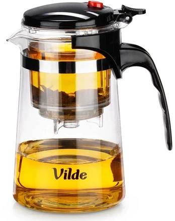 Stiklinis arbatinukas su filtru Vilde 680 ml
