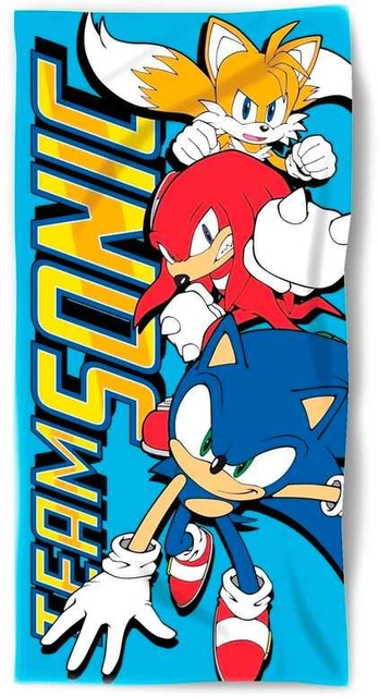Sega Sonic The Hedgehog cotton beach towel