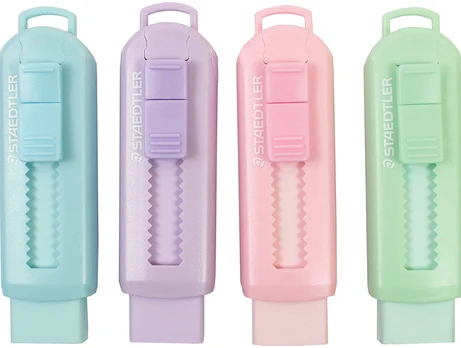 Ištraukiama trintukė Staedtler Pastel, Pvc, be latekso