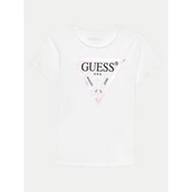 Guess Marškinėliai J73I56 K8HM0 Balta Regular Fit