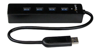 StarTech 4 PORT PORTABLE USB 3.0 HUB/. kaina