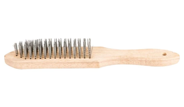 Plieninis šepetys metalui TOP TOOLS 14A606 6-ių eilių.