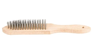 Plieninis šepetys metalui TOP TOOLS 14A606 6-ių eilių. kaina
