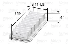 Oro filtras VALEO 585059 kaina