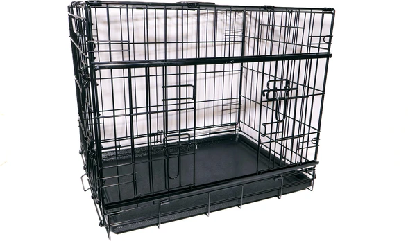 Active Canis - Premium Slidingdoor Cage - Black - 107 x 71 x 79